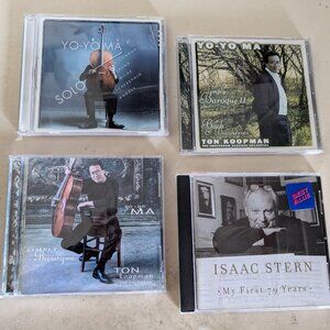 4 Yo-Yo Ma - Isaac Stern Baroque Classical Music CDs